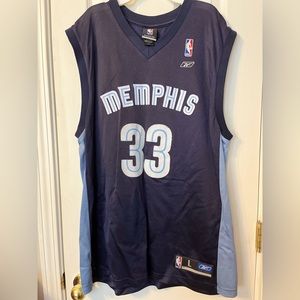 Reebok NBA Memphis Grizzlies basketball Mike Miller 33 jersey